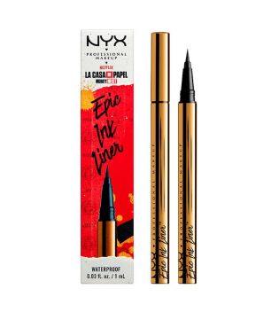 Nyx Professional Makeup - *La Casa de Papel* - Delineador de ojos líquido Epic Ink Liner