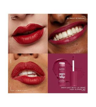 Nyx Professional Makeup - Labial Líquido Smooth Whip Matte Lip Cream - 08: Fussy Slippers