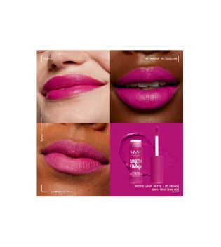 Nyx Professional Makeup - Labial Líquido Smooth Whip Matte Lip Cream - 09: Bday Frosting