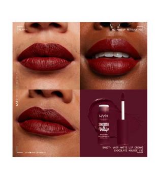 Nyx Professional Makeup - Labial Líquido Smooth Whip Matte Lip Cream - 15: Chocolate Mousse
