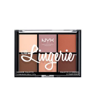 Nyx Professional Makeup -  Paleta de Sombras de ojos Lid Lingerie - LLSP01