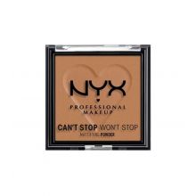 Nyx Professional Makeup -  Polvos matificantes Can't Stop Won't Stop - 01: Mocha