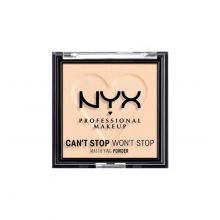 Nyx Professional Makeup -  Polvos matificantes Can't Stop Won't Stop - 08: Light