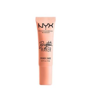 Nyx Professional Makeup - Prebase Bright Maker 8 ml - Peach Tinted