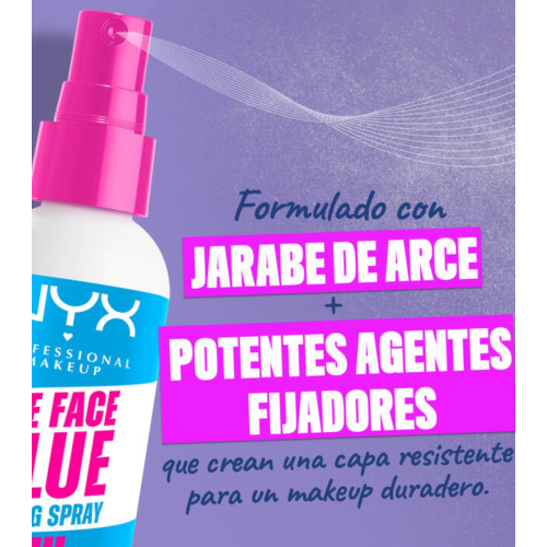 NYX Professional Makeup - Spray fijador de maquillaje The Face Glue