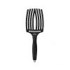 Olivia Garden - Cepillo para cabello Fingerbrush Combo Large - Black