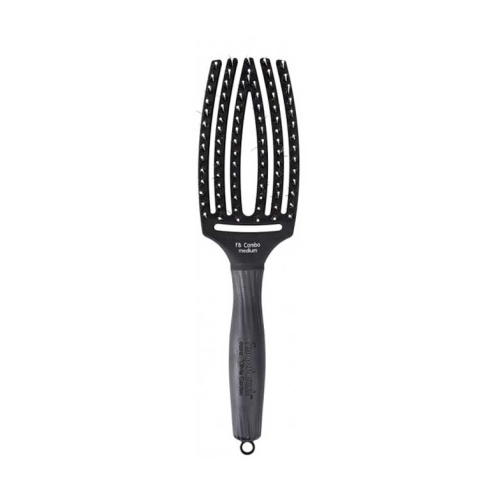 Olivia Garden - Cepillo para cabello Fingerbrush Combo Medium - Black