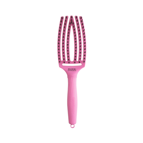Olivia Garden - Cepillo para cabello Fingerbrush Combo Medium - Bubble Pink