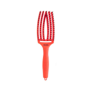 Olivia Garden - Cepillo para cabello Fingerbrush Combo Medium - Neon Orange