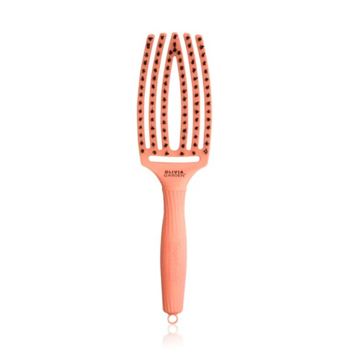 Olivia Garden - Cepillo para cabello Fingerbrush Combo Medium - Coral