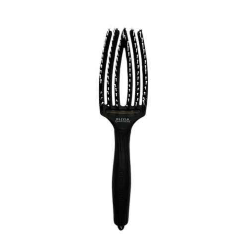 Olivia Garden - Cepillo para cabello Fingerbrush Medium - Black