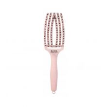 Olivia Garden - Cepillo para cabello Fingerbrush - Pastel Pink