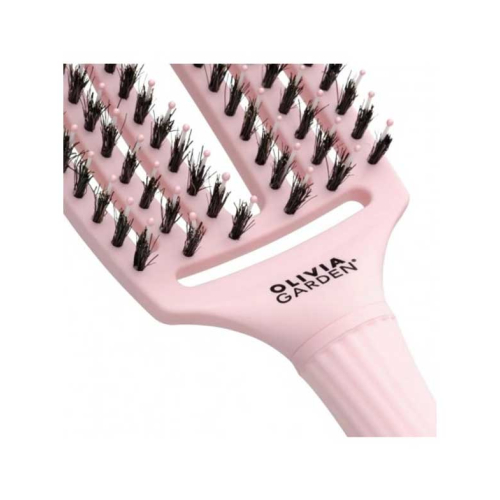 Olivia Garden - Cepillo para cabello Fingerbrush Combo Medium - Pastel Pink