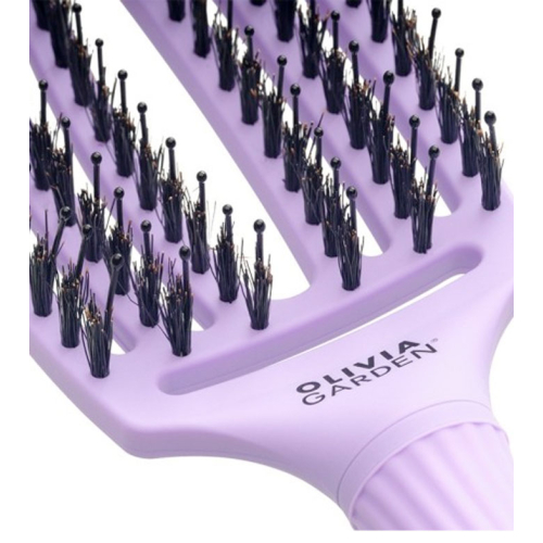 Olivia Garden - *It's a 90's Party* - Cepillo para cabello Fingerbrush Medium - Grape Soda