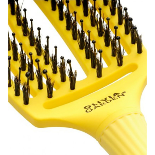 Olivia Garden - *It's a 90's Party* - Cepillo para cabello Fingerbrush Medium - Sweed Lemonade