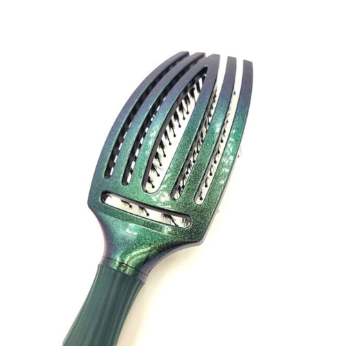 Olivia Garden - *Midnight Desert* - Cepillo para cabello Fingerbrush Combo - Green Esmerald