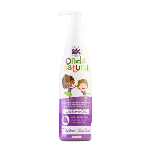 Onda Natural - Crema de peinado uso diario para niños - Cabello rizado