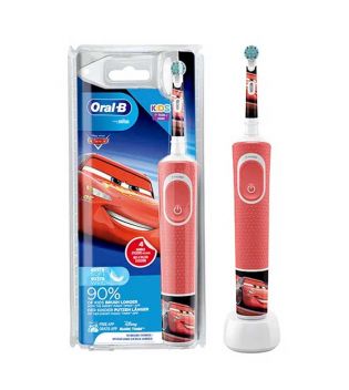Oral B - Cepillo de dientes eléctrico Vitality 100 Kids - Cars Disney