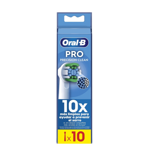Oral B - Recambio para cepillo dental eléctrico Pro Precision Clean - 10 unidades