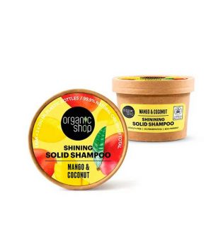 Organic Shop - Champú sólido efecto brillo - Mango y coco