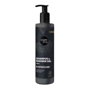 Organic Shop - Champú y gel de ducha 2 en 1 para hombre - Corteza de roble y menta