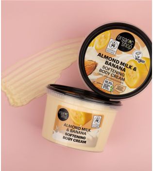 Organic Shop - Crema corporal - Leche de almendras y banana