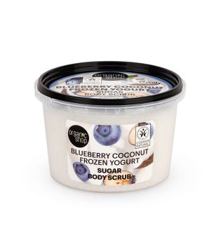 Organic Shop - Exfoliante corporal de azúcar - Yogur helado de arándano y coco
