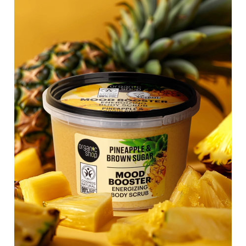 Organic Shop - Exfoliante corporal Mood Booster - Piña y azúcar moreno