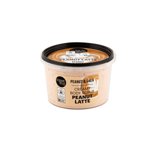 Organic Shop - Exfoliante corporal Peanut Latte - Cacahuete y karité