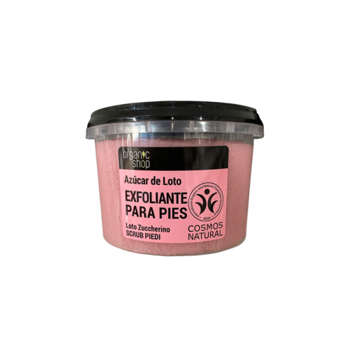 Organic Shop - Exfoliante para pies - Flor de loto orgánica y azúcar
