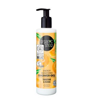 Organic Shop - Gel de ducha energizante - Mandarina y mango