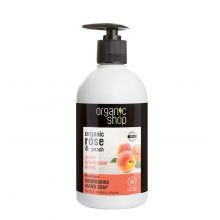 Organic Shop - Jabón de manos nutritivo - Rosa orgánica y Melocotón