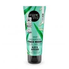 Organic Shop - Mascarilla facial de hidratación profunda - Aloe y Aguacate