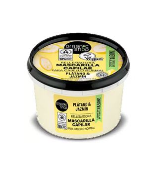 Organic Shop - Mascarilla tonificante y rellenadora - Plátano y Jazmín