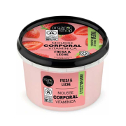 Organic Shop - Mousse Corporal - Fresa orgánica y leche
