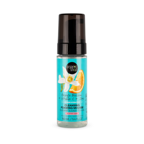 Organic Shop - *Orange Blossom* - Mousse limpiadora Intense Hydration