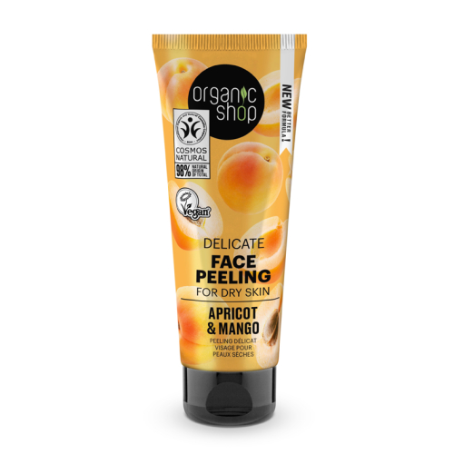 Organic Shop - Peeling facial suave para piel seca - Albaricoque y Mango