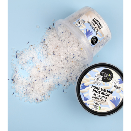 Organic Shop - Sales de baño relajante - Leche de arroz