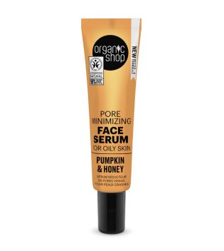 Organic Shop - Sérum facial minimizador de poros para piel grasa - Calabaza y Miel
