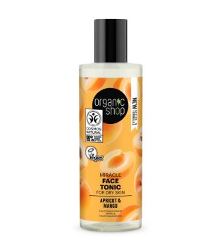 Organic Shop -  Tónico facial para piel seca Miracle - Albaricoque y Mango