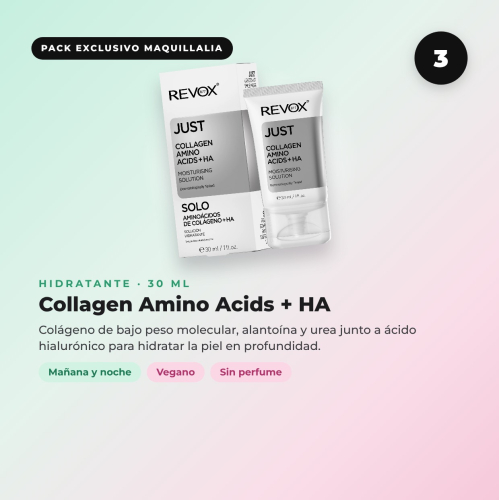 Pack Hidratación REVOX B77: piel jugosa + Rodillo de jade