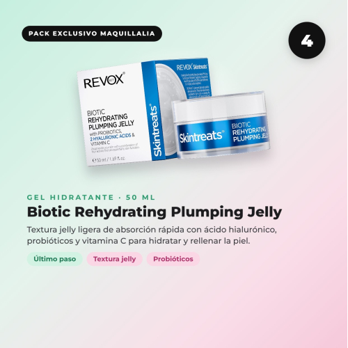 Pack Hidratación REVOX B77: piel jugosa + Rodillo de jade