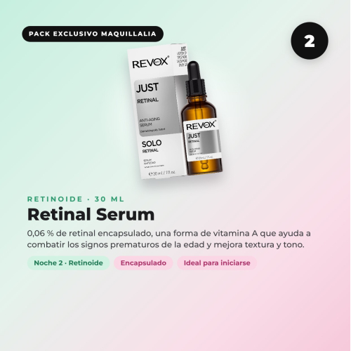 Pack Skincycling REVOX B77: rutina de 4 noches + Gua sha