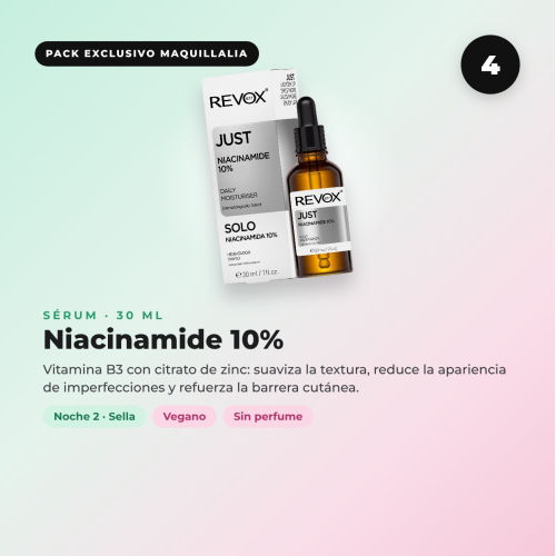 Pack Skincycling REVOX B77: rutina de 4 noches + Gua sha