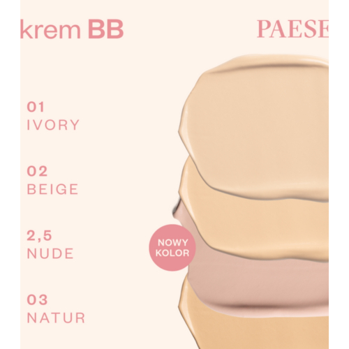 Paese Cosmetics - BB Cream con ácido hialurónico - 2,5C: Nude