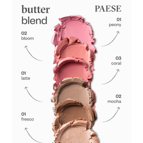 Paese Cosmetics - Colorete en stick Butter Blend - 03: Coral