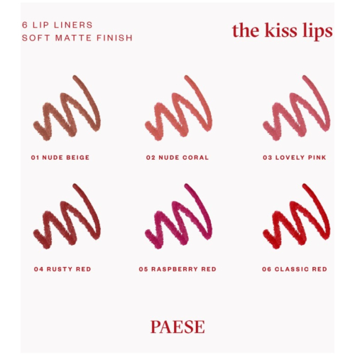 Paese Cosmetics - Perfilador de labios The Kiss Lips - 05: Raspberry Red