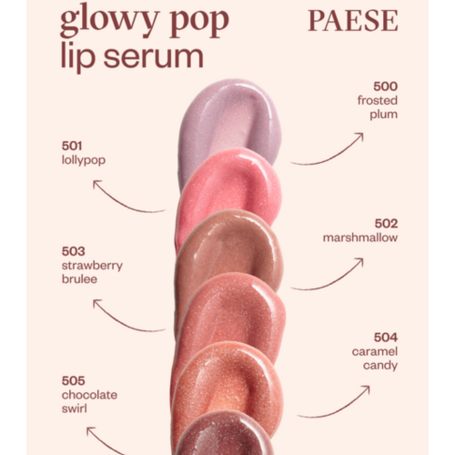 Paese Cosmetics - Sérum labial Glowypop - 503: Strawberry Brulee