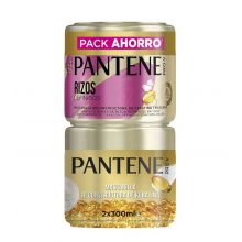 Pantene - Pack de 2 Mascarillas reconstructoras de keratina Rizos Definidos