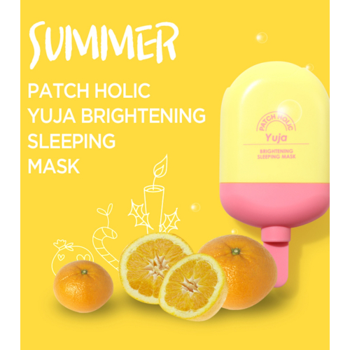 Patch Holic - Mascarilla de noche Yuja Brightening Sleeping Mask